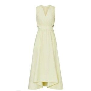 Phillip Lim 3.1 Sleeveless Poplin V-neck Dress Sz 0